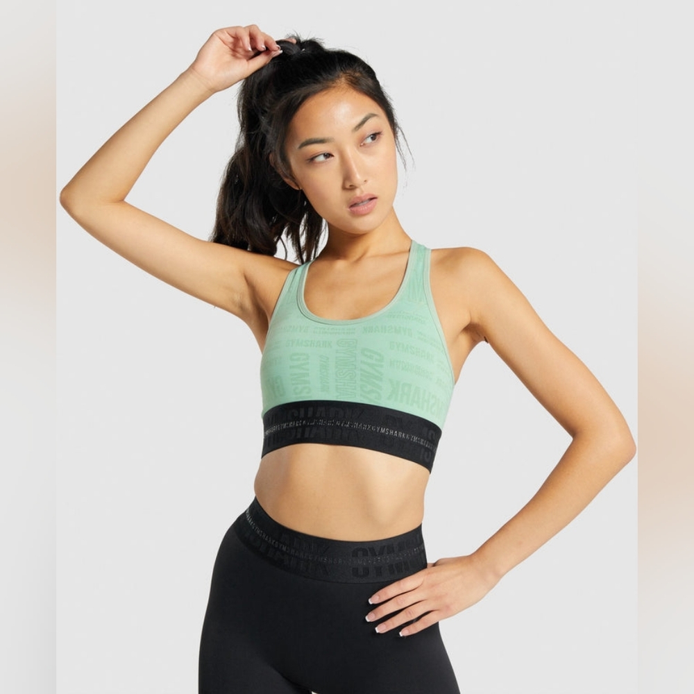 New Gymshark Vision Sports Bra Mint Green